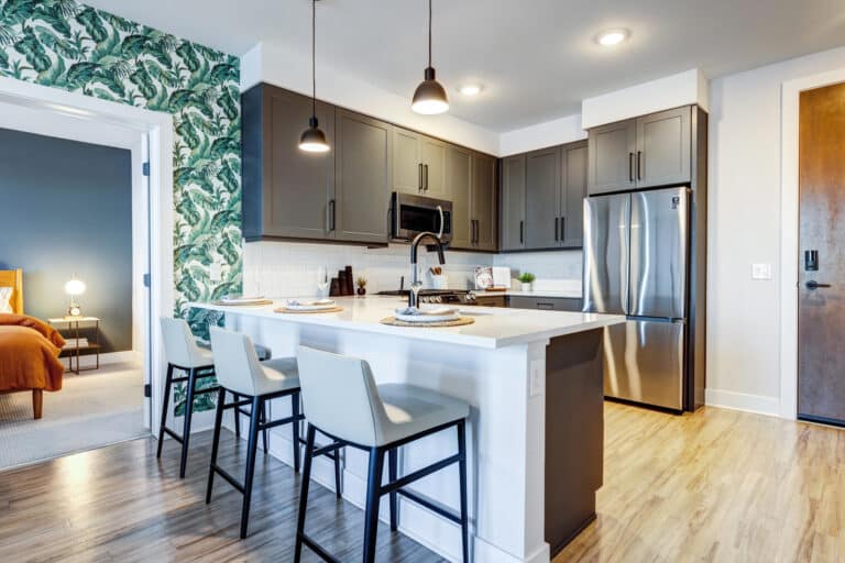Find the floor plan that fits your lifestyle at Olivine Denver Apartments.