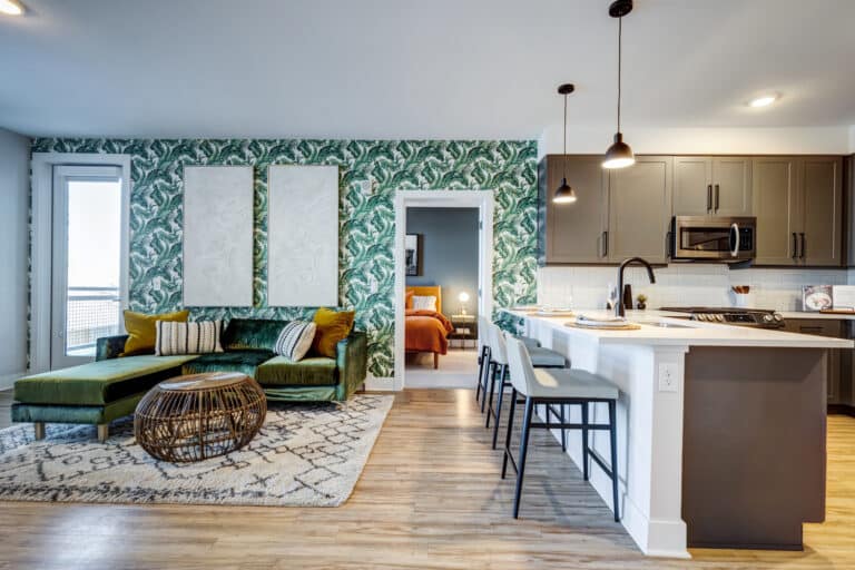 Open-concept floor plans available at our luxury Littleton, CO apartments.