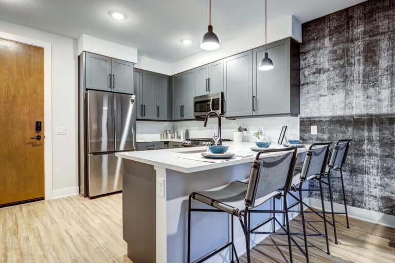 Designer kitchens at our luxury & modern apartments in Littleton, CO.