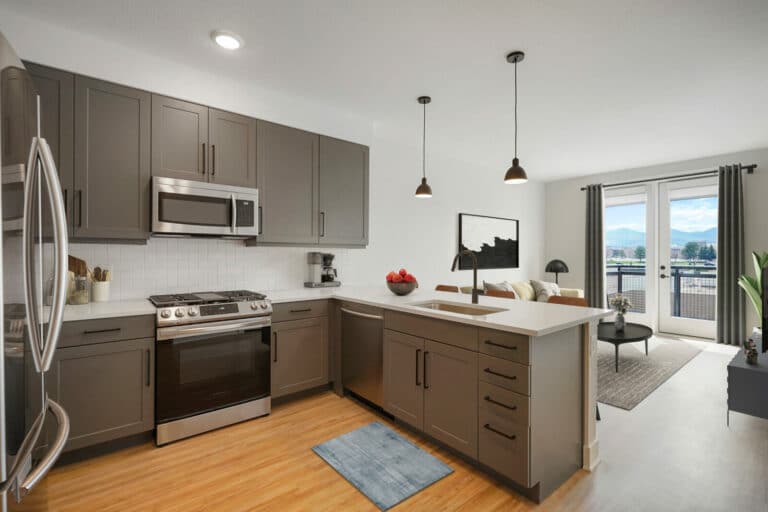 Kitchens fit for a chef at our luxury apartments in Littleton, CO.